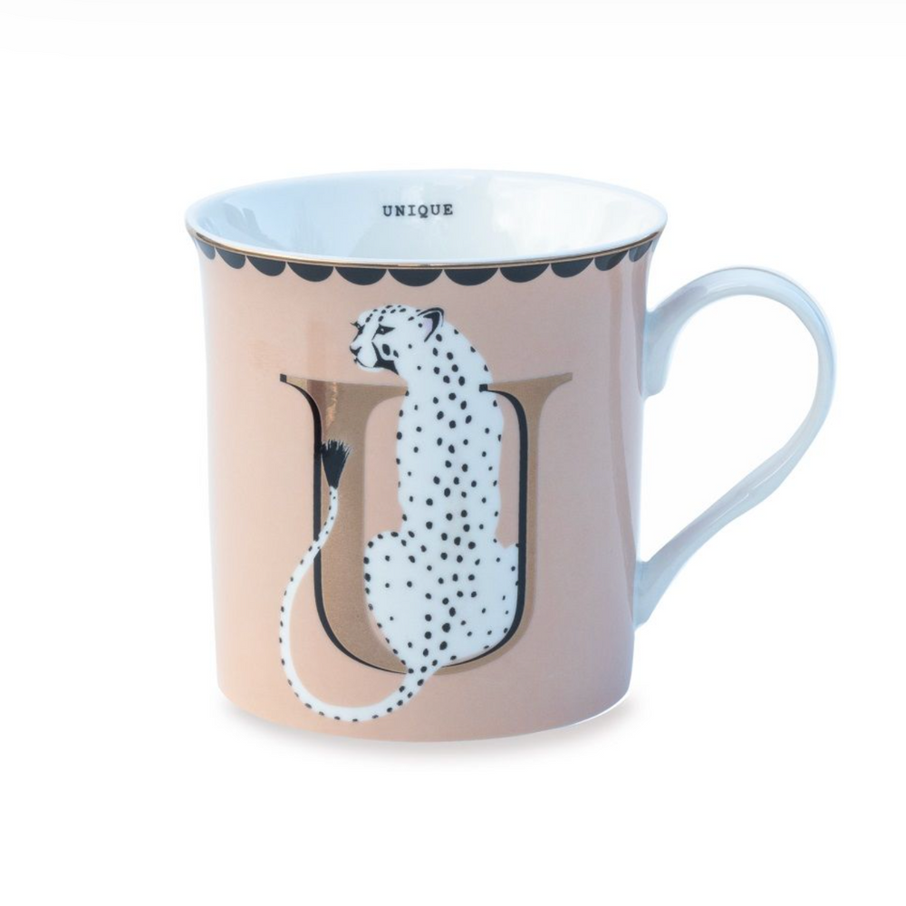 Yvonne Ellen Gold Edition Alphabet Mug Small
