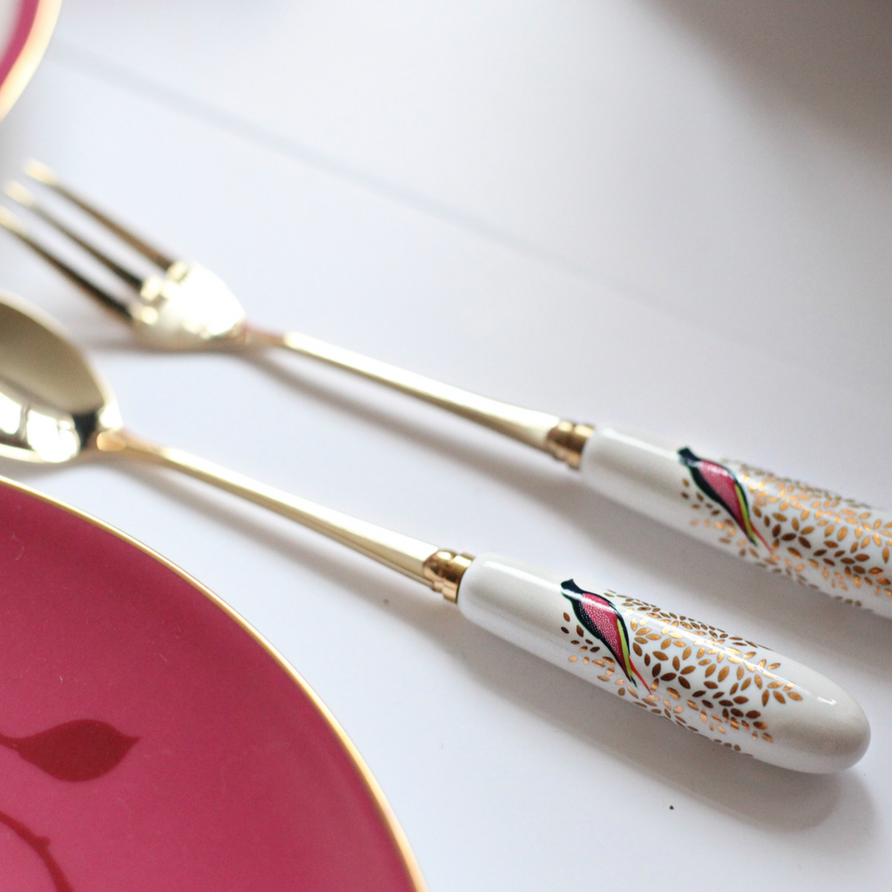 Sara Miller Chelsea Cake Fork Set