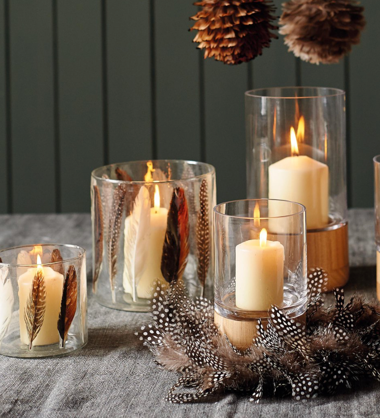 Parlane Living Feather Candle Ring