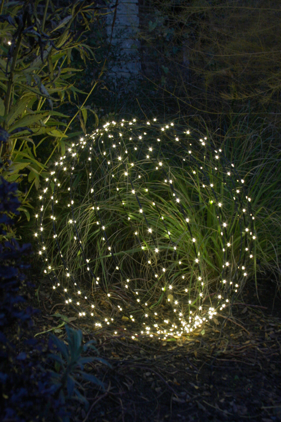 Dual Powered LED Sphere Hanging Light Large ( 50 CM )