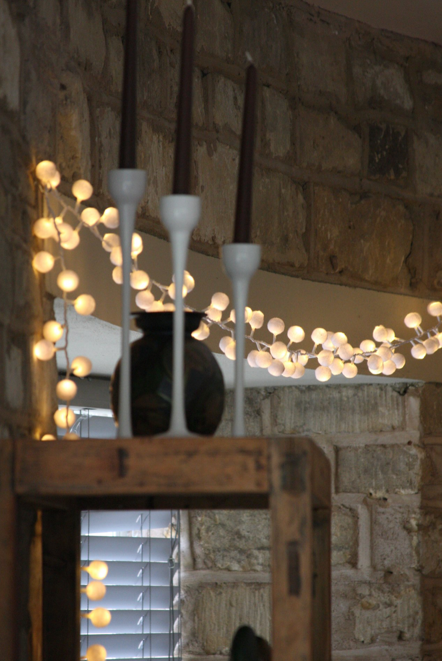 Pom Pom LED Fairy Light ( Mains Operated )