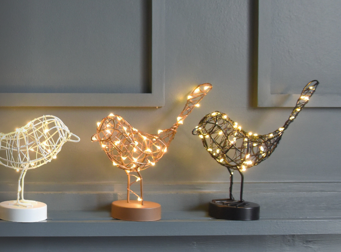 LED Table Top Robin Fairy Light (Battery Operated)