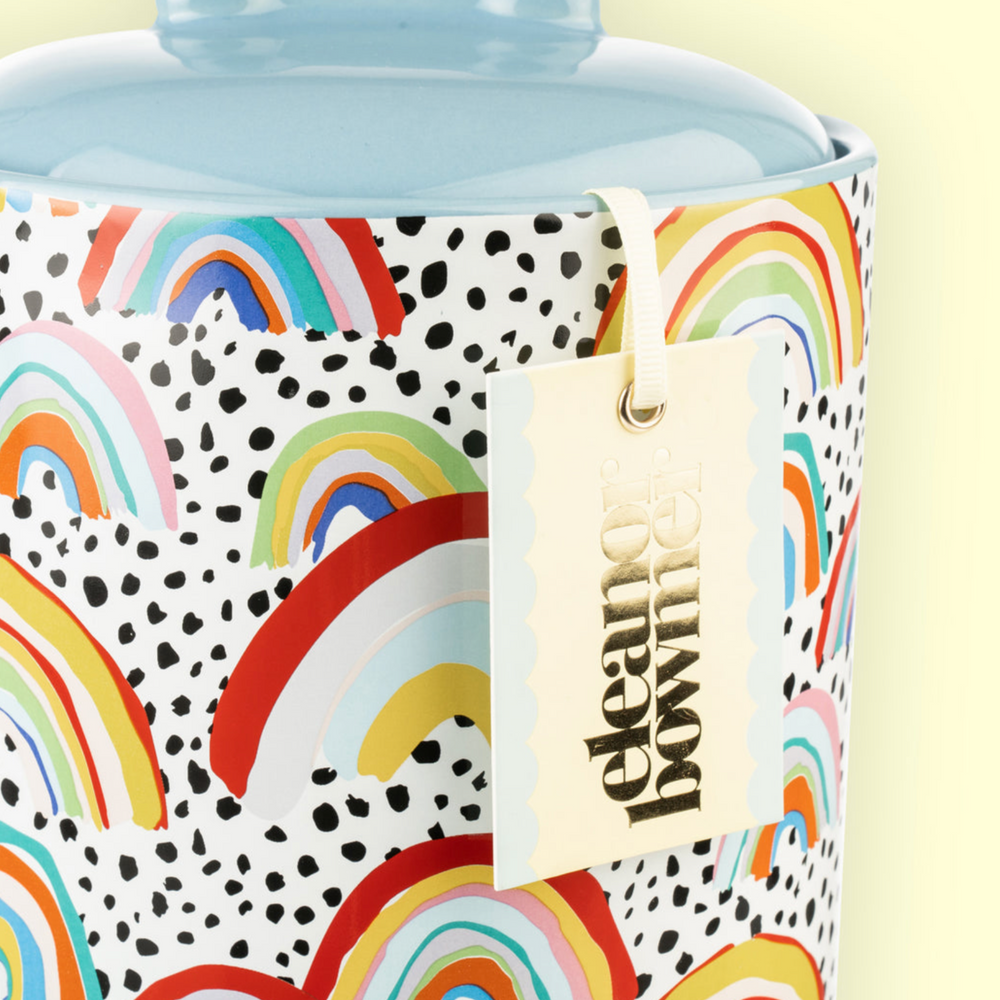 Eleanor Bowmer Ceramic Pet Food Storage Jar, Rainbow