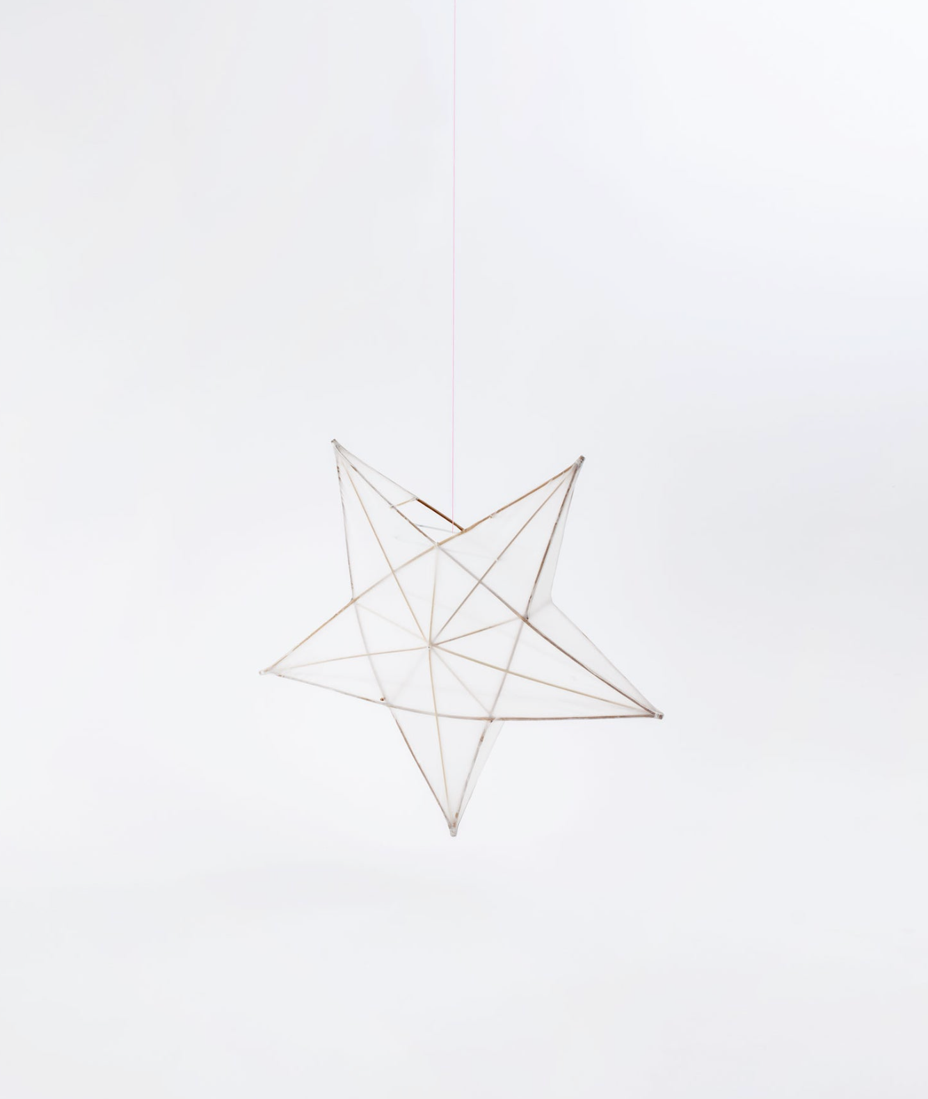 Petitpan Handmade Silk Star Light Pendant