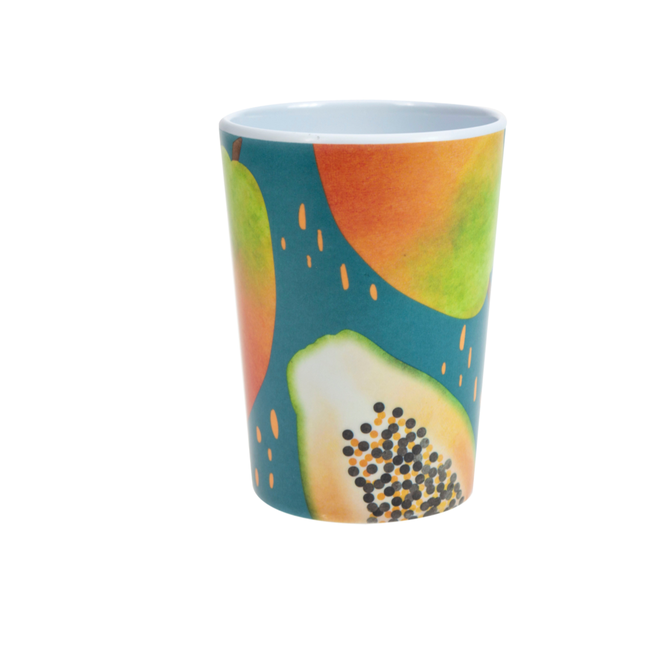 Papaya Bliss Melamine Picnic Beaker( Set Of 6 )