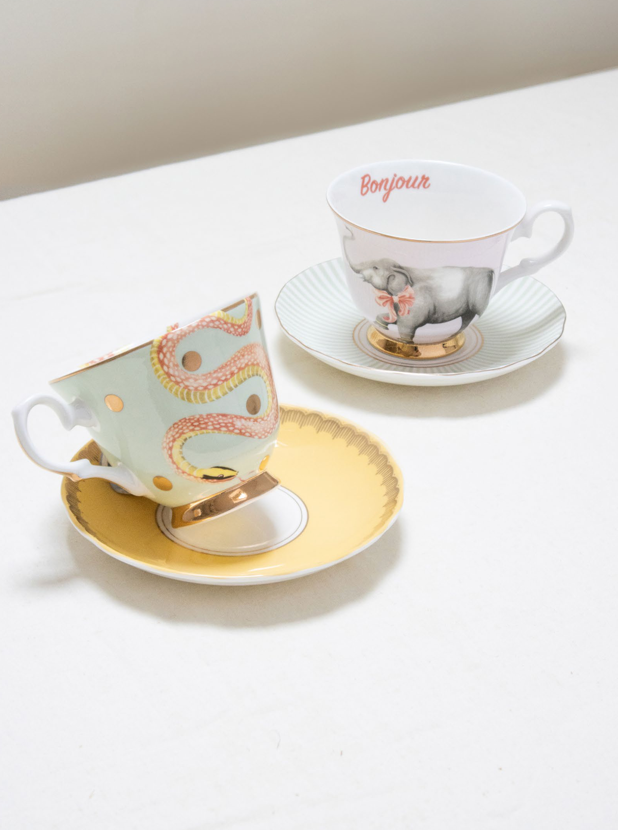 Yvonne Ellen Tea Cup & Saucer, Elephant