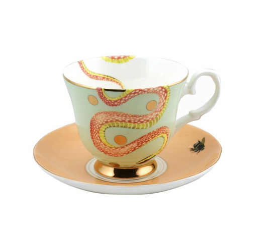 Yvonne Ellen Tea Cup & Saucer, Snake