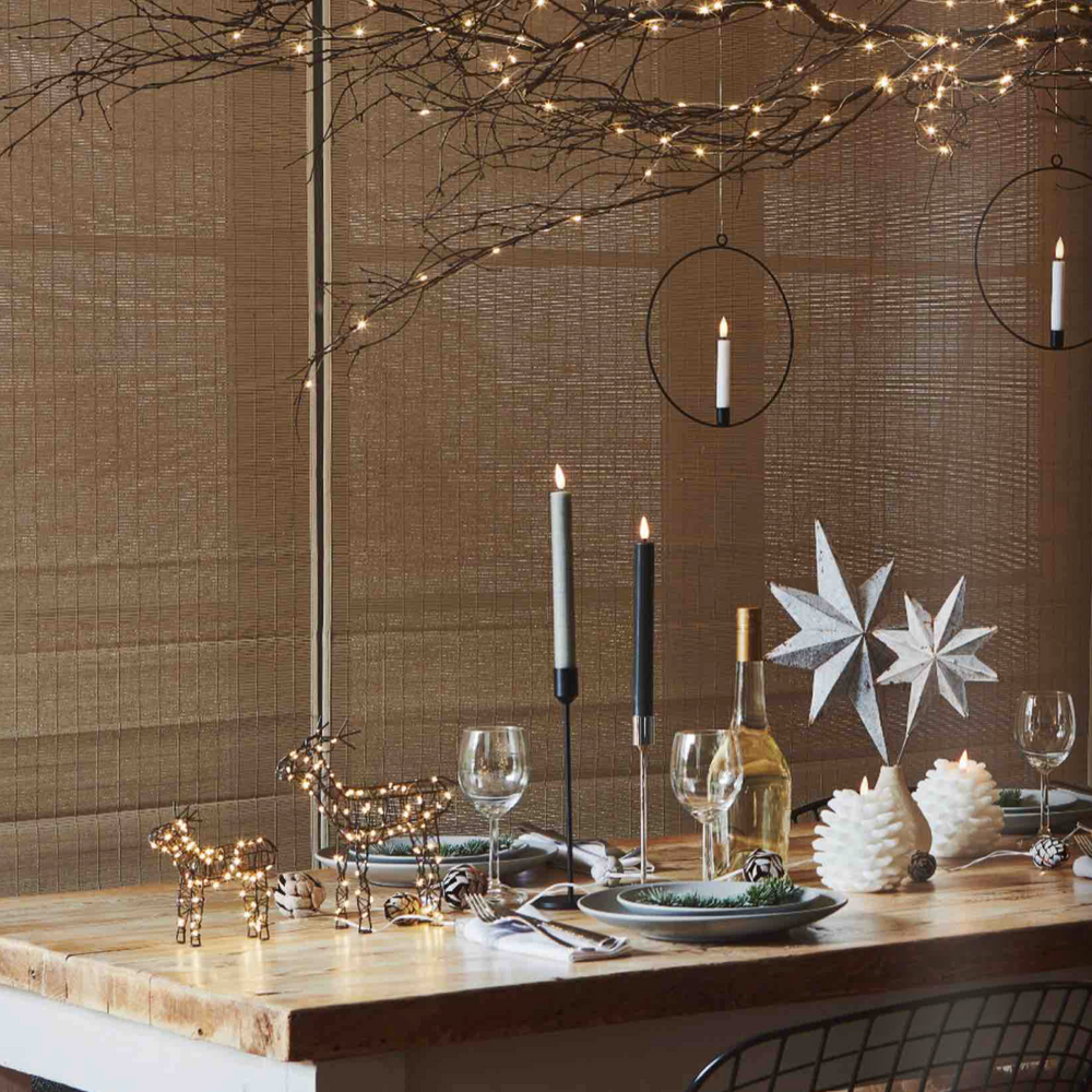 LED Table Top Wire Reindeer,Small (Battery Operated)
