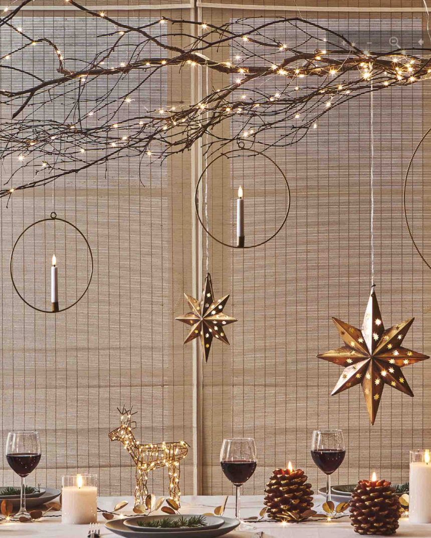 LED Table Top Wire Reindeer,Large(Battery Operated)