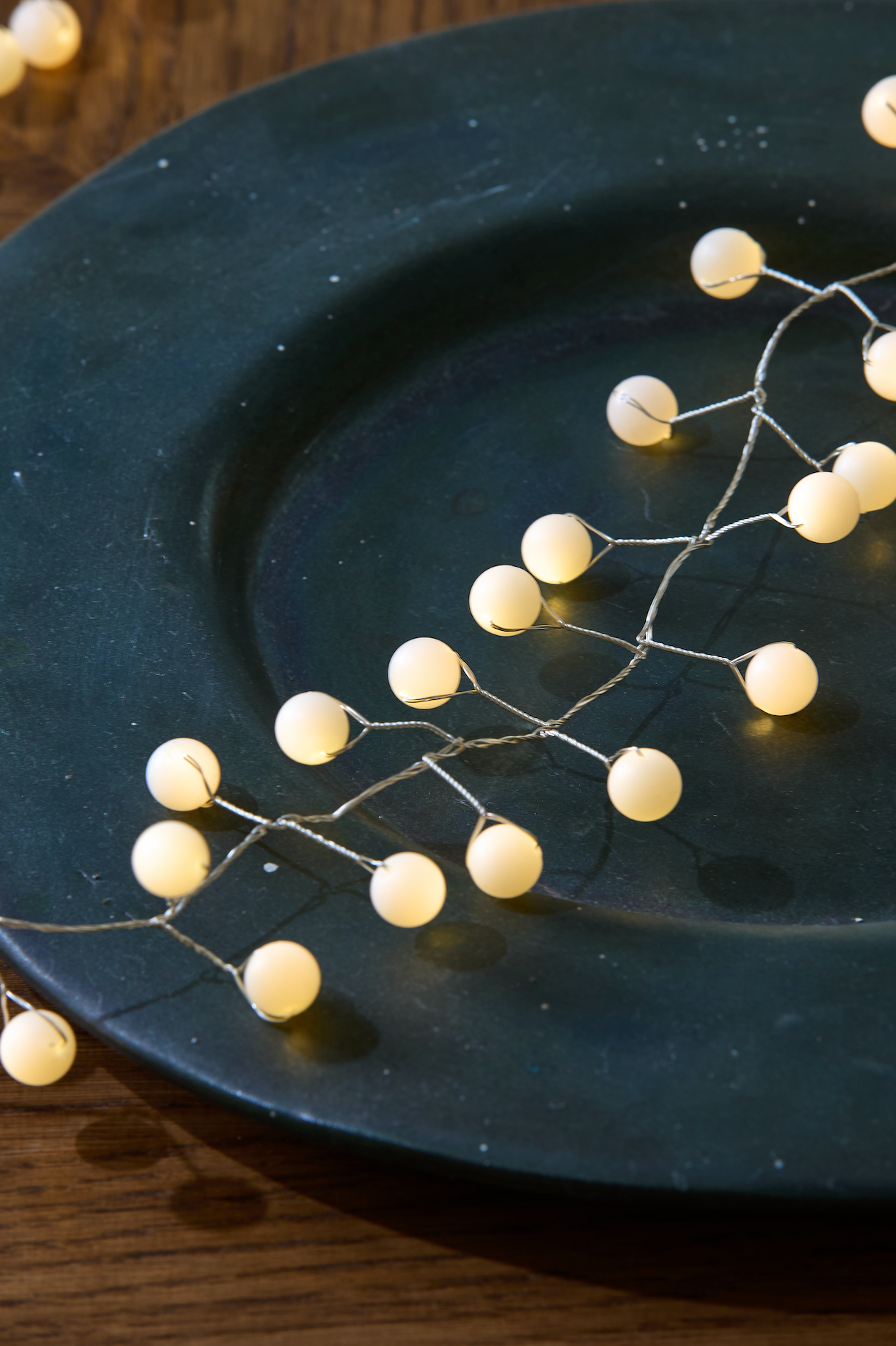 Snowberry LED Fairy Lights, White( Mains Powered)