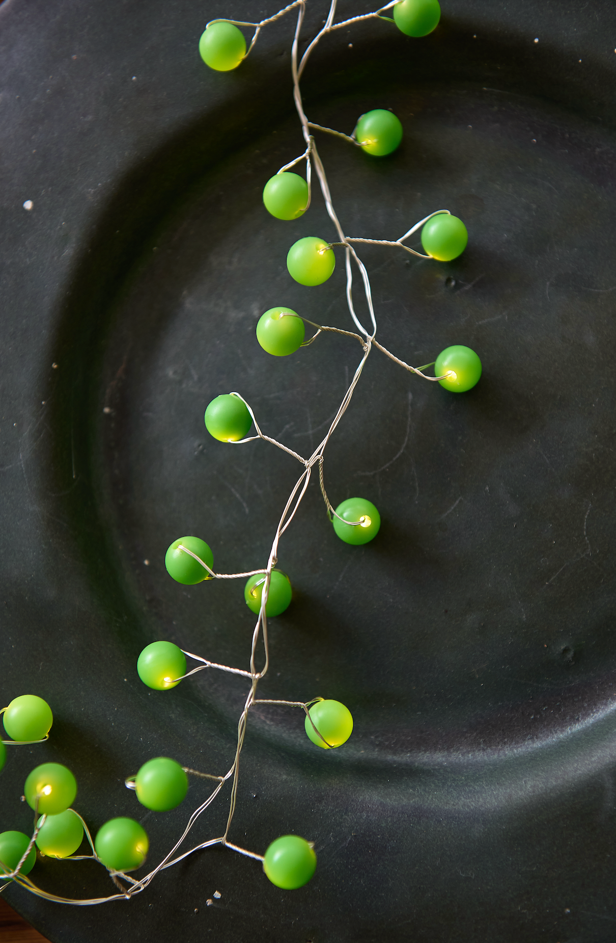 Snowberry LED Fairy Lights, Green( Mains Powered)