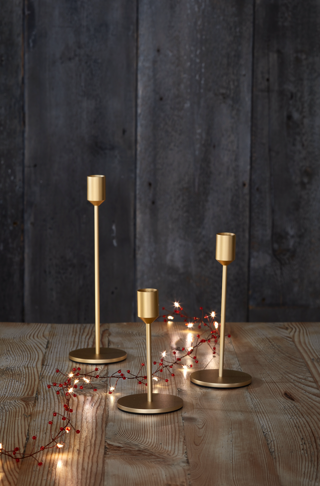 Jewel Cluster LED Fairy Lights,Red (Battery Operated)