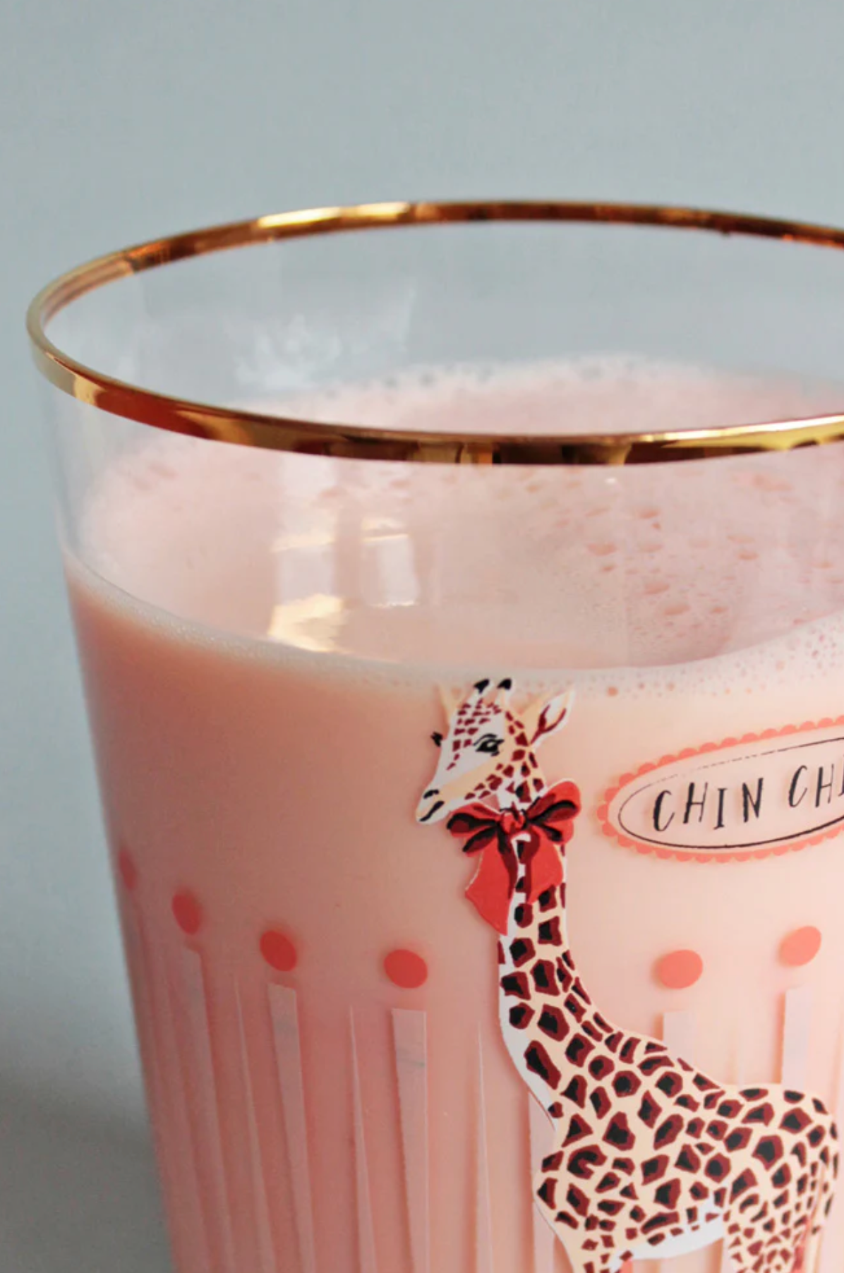 Yvonne Ellen Hi Ball Glass, Giraffe