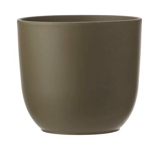Siena Ceramic Plant Pot, Green