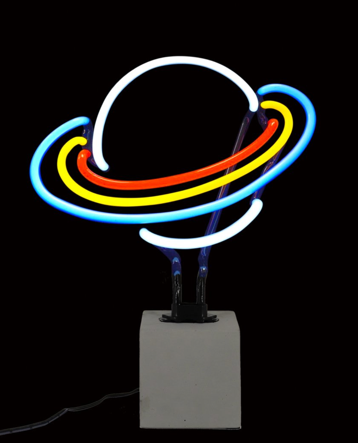 Locomocean Neon Table Light  Saturn