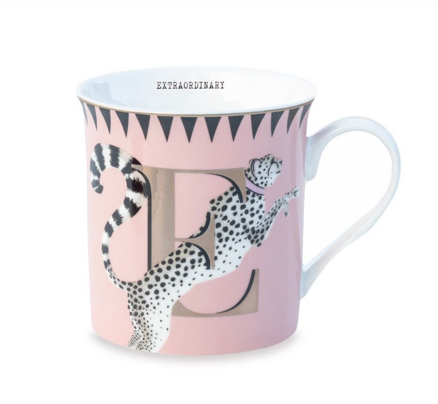 Yvonne Ellen Gold Edition Alphabet Mug Small