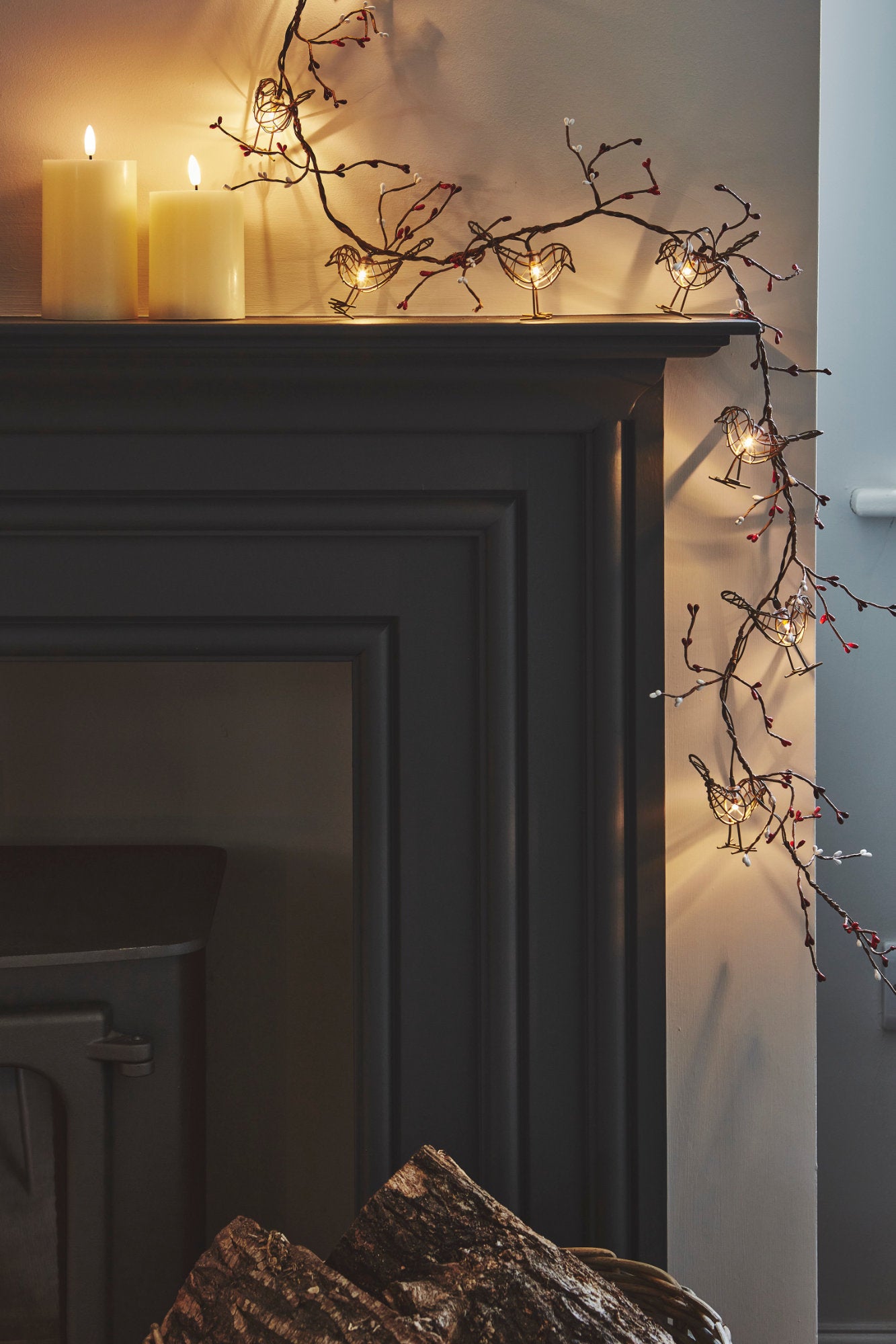 Winter Robin LED Fairy Light ( Battery Operated )