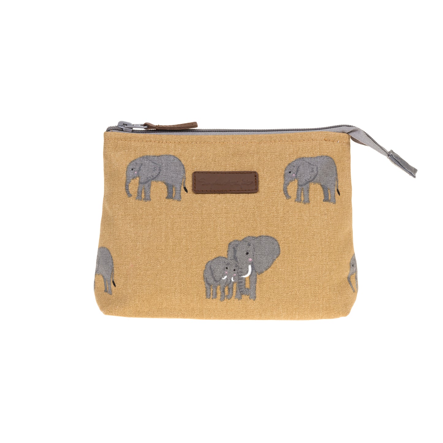 Sophie Allport Canvas Wash Bag, Elephant