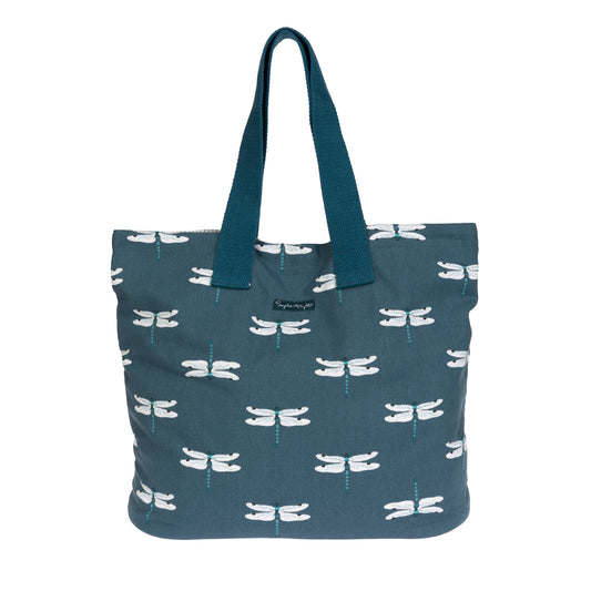 Sophie Allport Canvas Everyday Tote Bag, Dragonfly