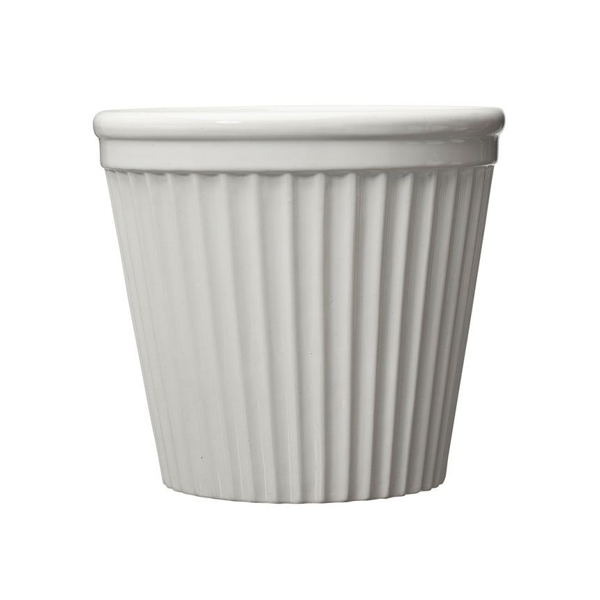 Wikholm Estrid Ceramic Plant Pot, White