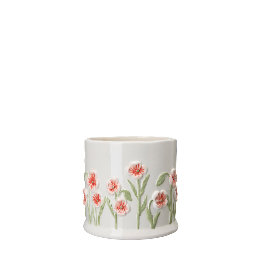 Wikholm Poppy Ceramic Plant Pot