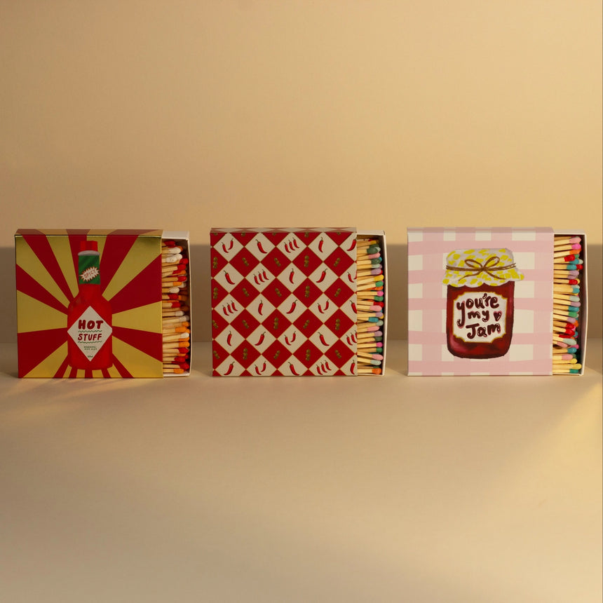 Matchbook Creative Luxury Matches, Chilli Peppers