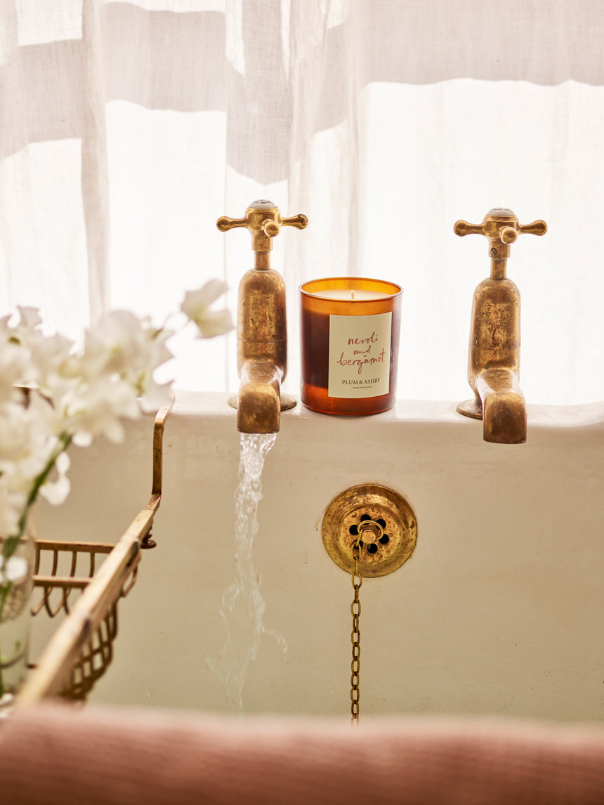Plum & Ashby Small Scented Candle, Neroli & Bergamot