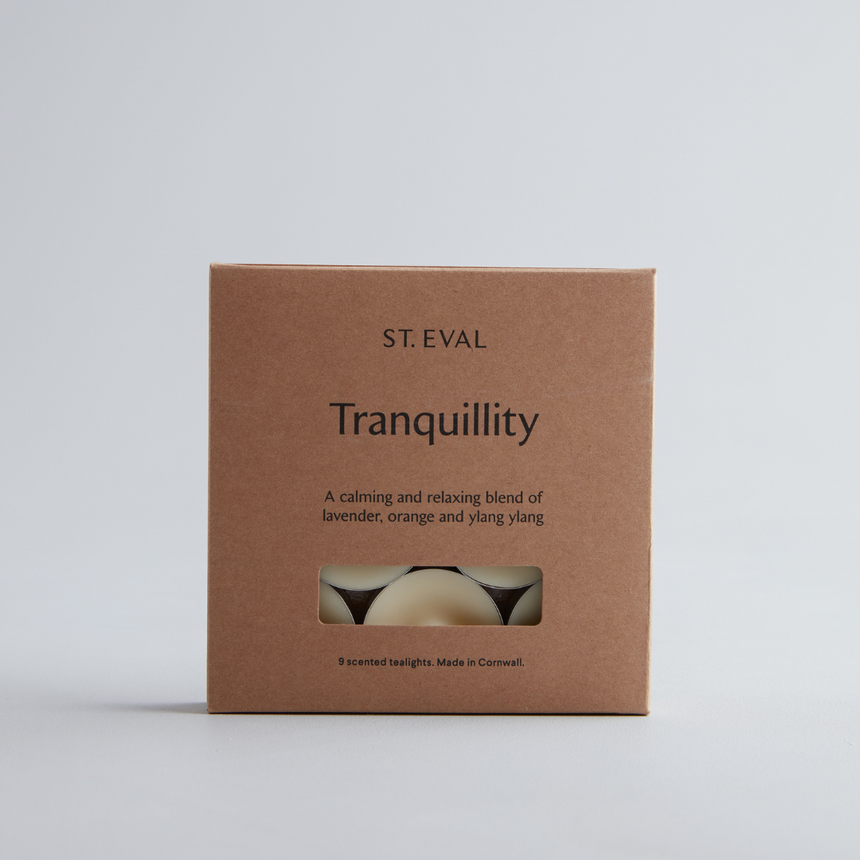 St Eval Tranquillity Scented Tealights, (Set Of 9)