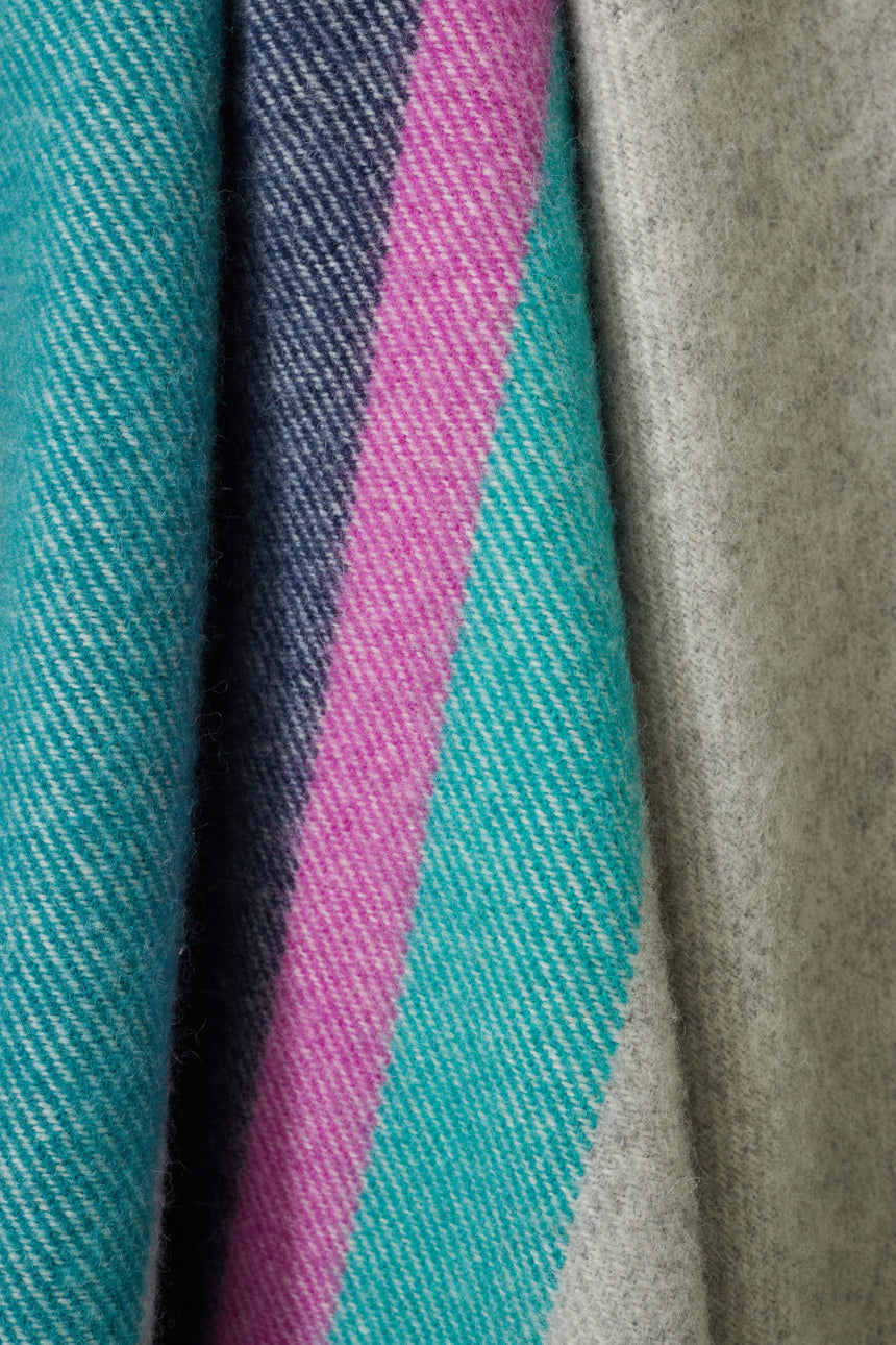 Tweedmill Alaska Pure New Wool Throw, Breeze