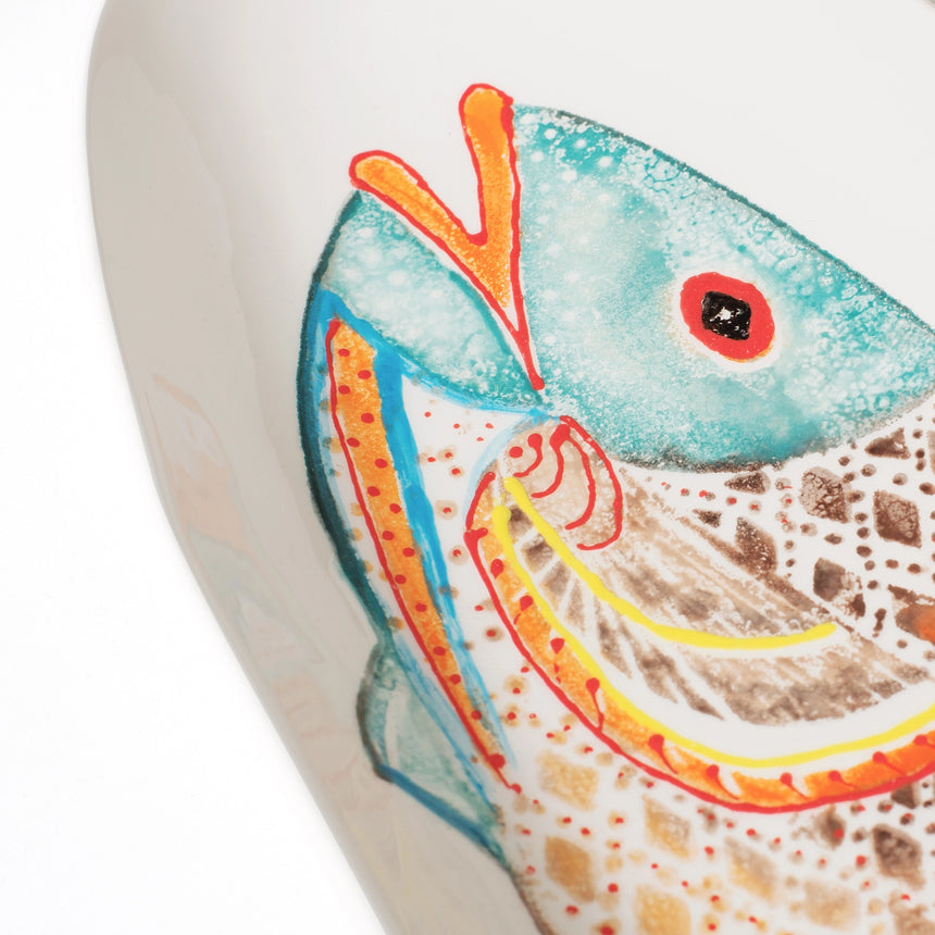 Bliss Home Fantastical Fish Long Oval Shallow Serving Platter