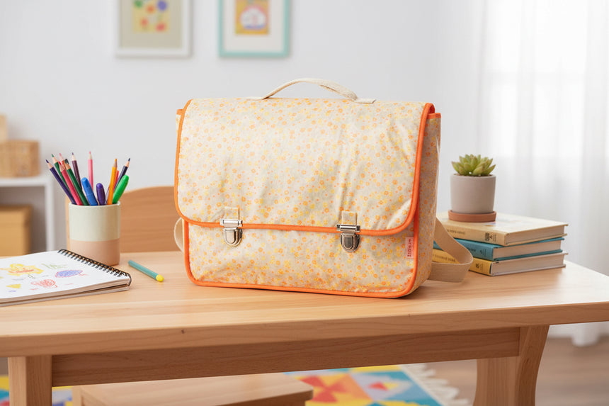 Petit Pan kiko Children Satchel Backpack, Flower Power