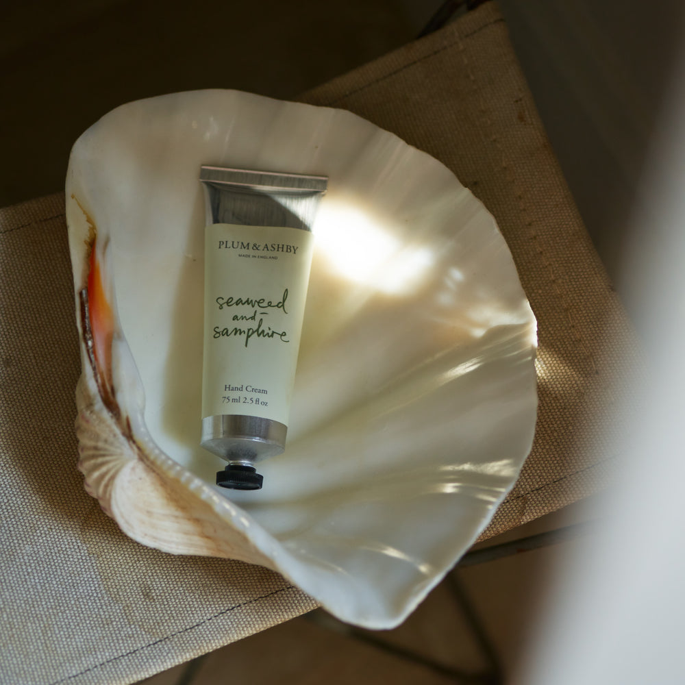 Plum & Ashby Seaweed & Samphire Votive & Hand Cream Gift Set