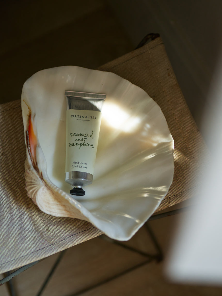 Plum & Ashby Seaweed & Samphire Votive & Hand Cream Gift Set