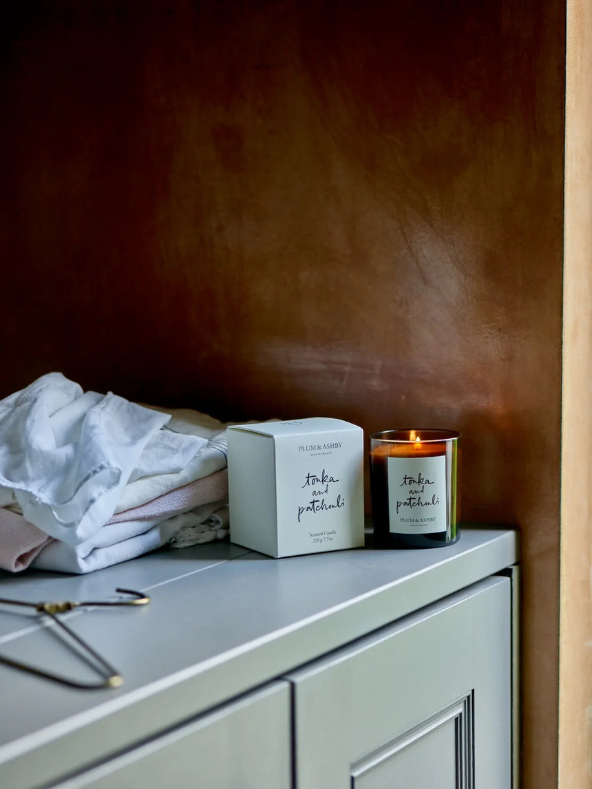 Plum & Ashby Tonka & Patchouli Scented Candle