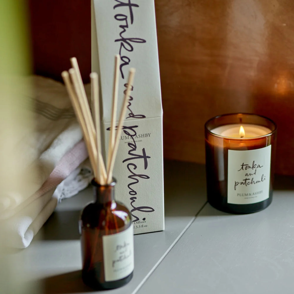 Plum & Ashby Tonka & Patchouli Scented Candle