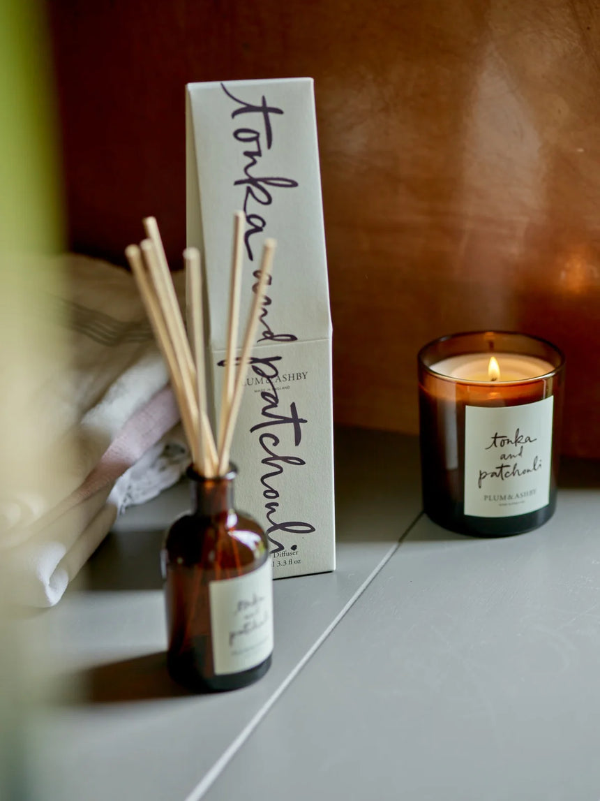 Plum & Ashby Tonka & Patchouli Scented Candle