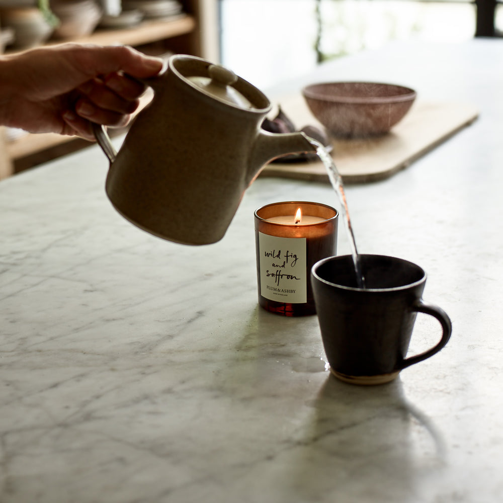 Plum & Ashby Scented Votive, Wild Fig & Saffron