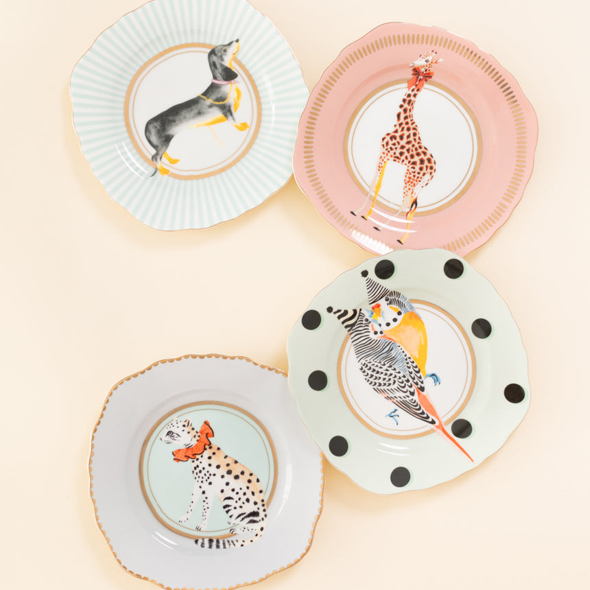 Yvonne Ellen Budgie Tea Plate