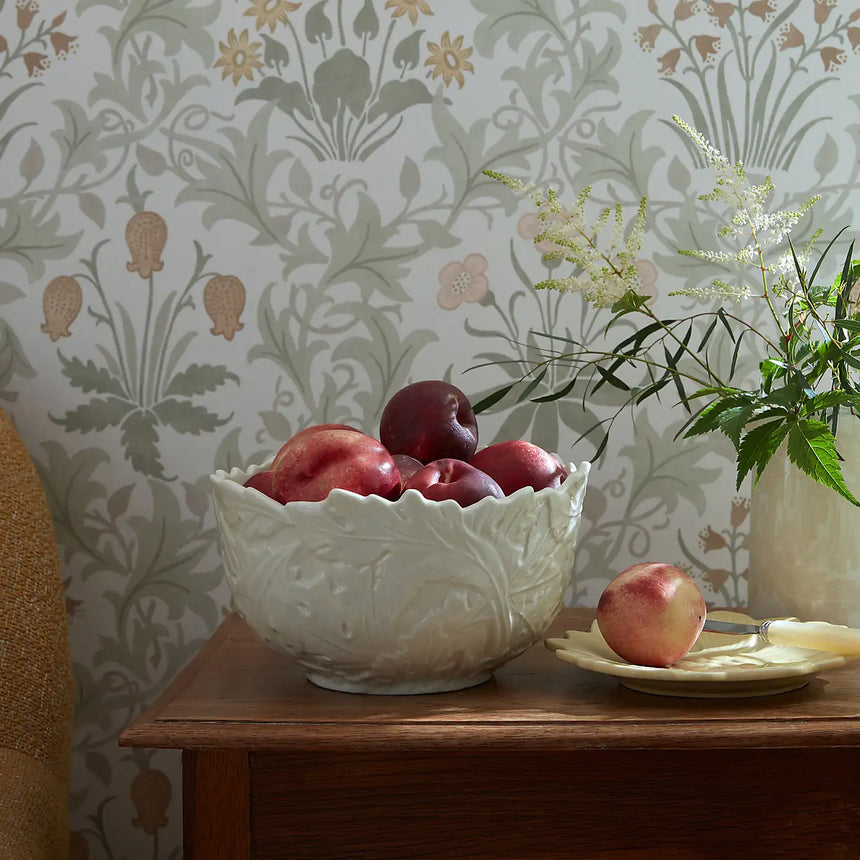 William Morris At Home Kitchen Garden Embossed Fruit Bowl