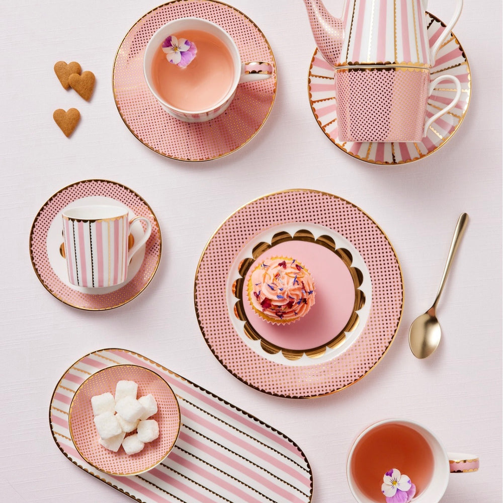 Maxwell & Williams Teas & C's Regency Platter & Dish Set, Pink