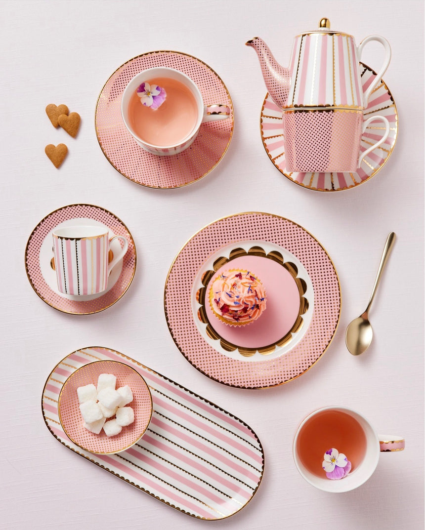 Maxwell & Williams Teas & C's Regency Platter & Dish Set, Pink