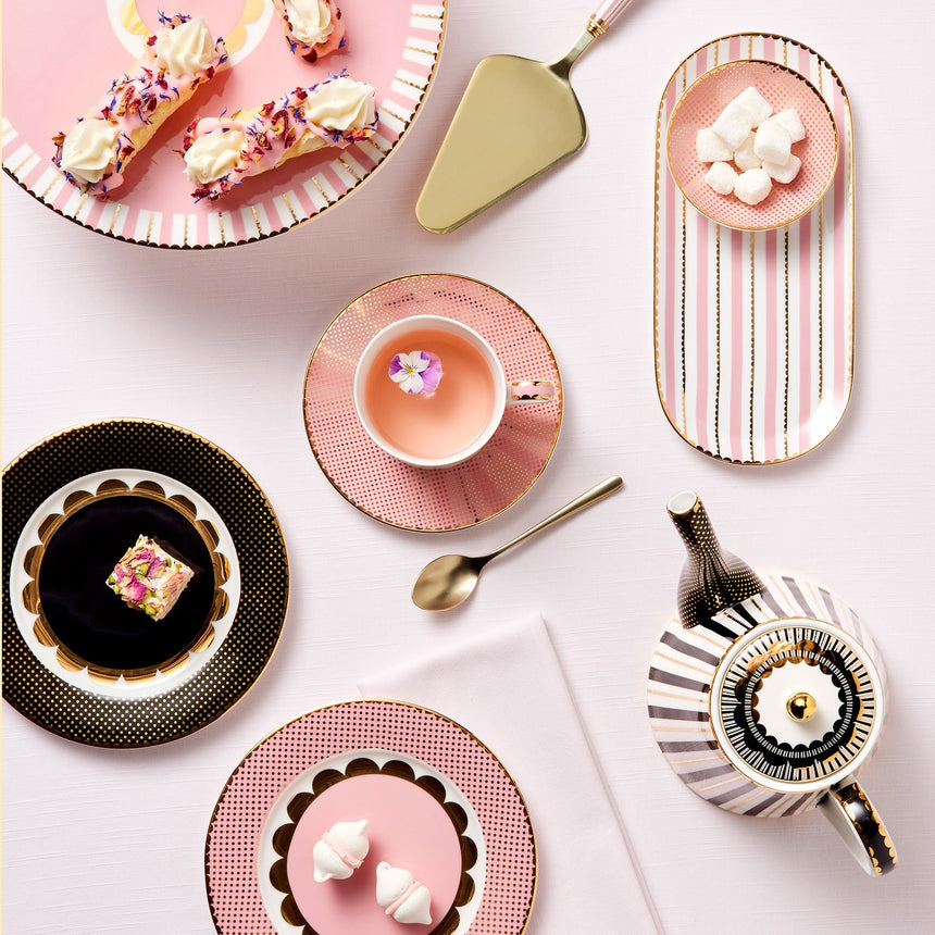 Maxwell & Williams Teas & C's Regency Cake Server, Pink