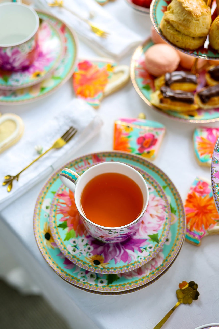Maxwell & Williams Teas & C’S Dahlia Daze Cup & Saucer, Sky