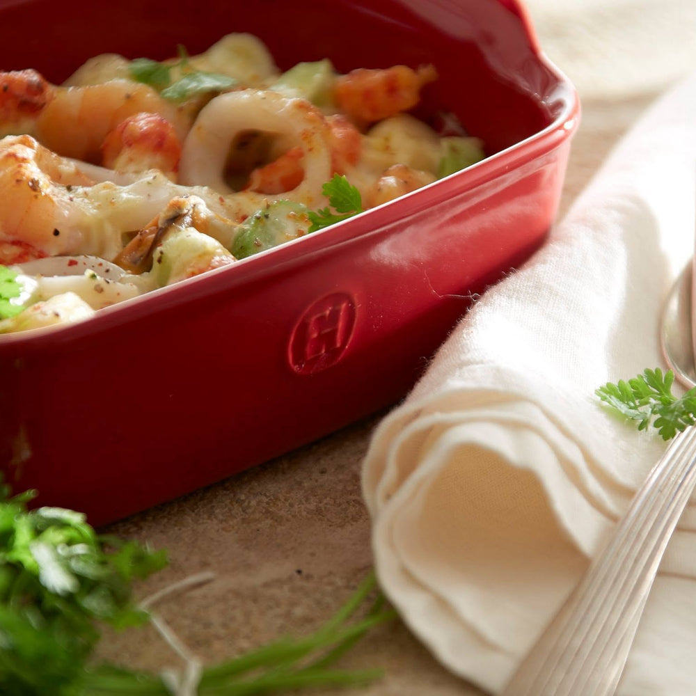 Emile Henry Baking Dish, Burgundy