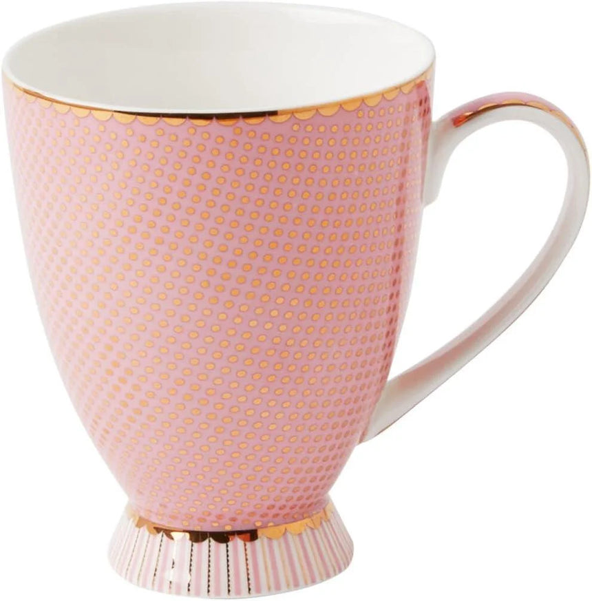 Maxwell & Williams Teas & C's Regency Footed Mug, Pink