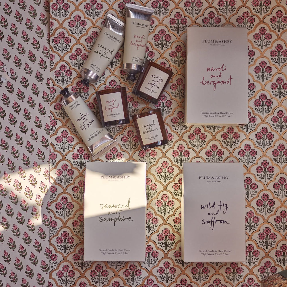 Plum & Ashby Neroli  & Bergamot Votive & Hand Cream Gift Set