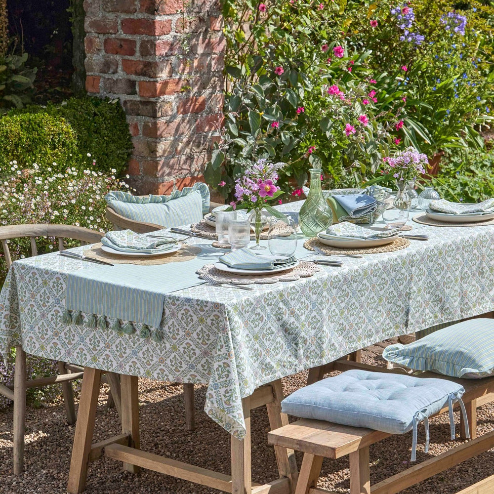 Walton & Co Trellis Cotton Tablecloth