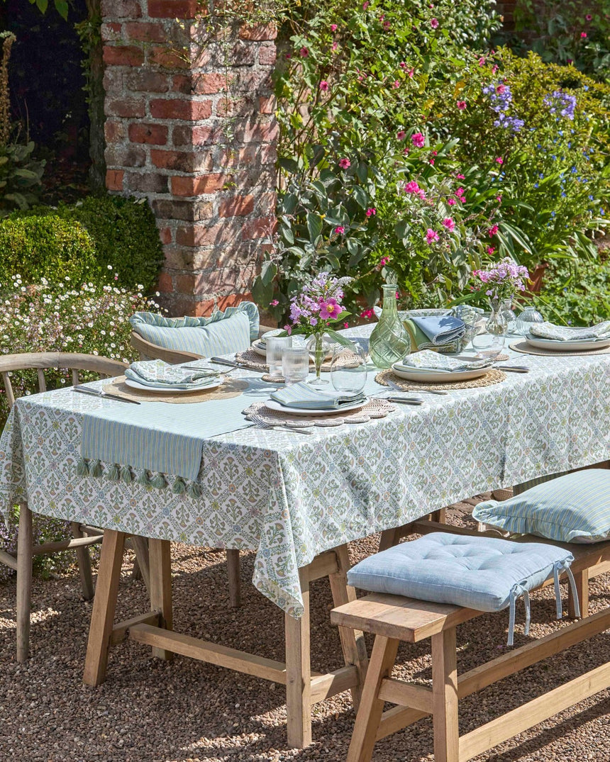 Walton & Co Trellis Cotton Tablecloth