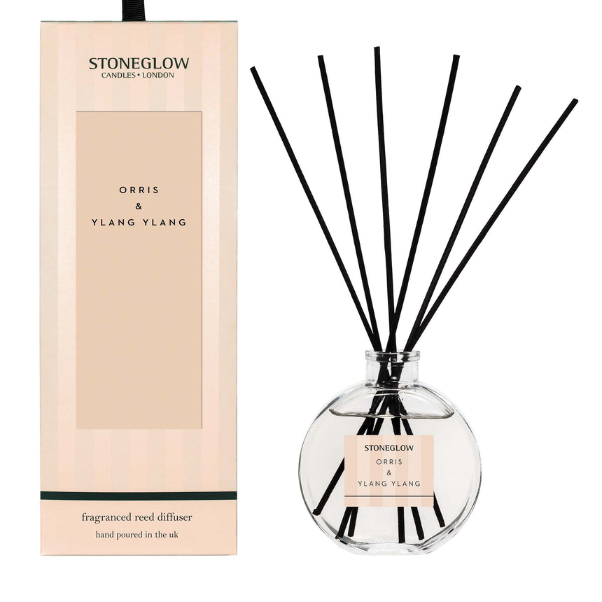 Stoneglow Modern Classics Collection Reed Diffuser, Orris & Ylang Ylang