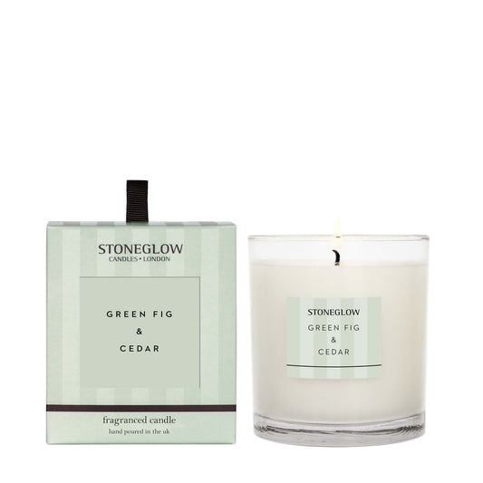 Stoneglow Modern Classics Collection Scented Candle, Green Fig & Cedar
